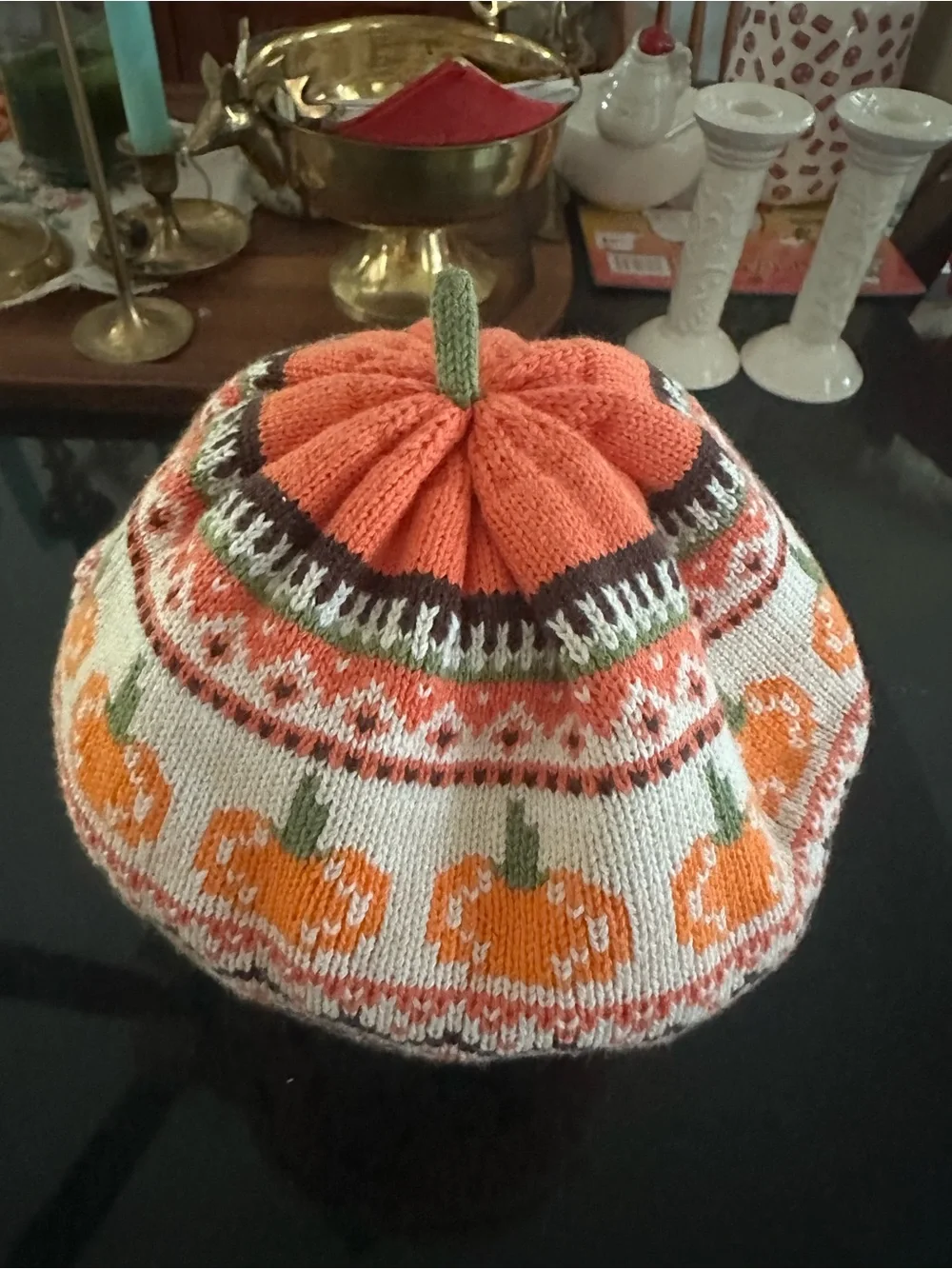NWOT Gymboree Fall pumpkin beret